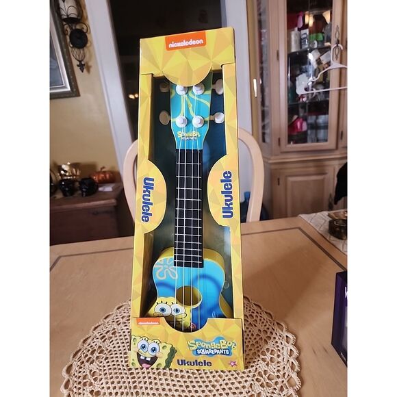 SpongeBob Square Pants Kids Guitar Ukulele 3.0 - Picture 1 of 2